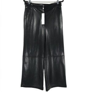 NWT JONATHAN‎ SIMKHAI Faux Leather Wide Leg Pants STYLE 522-4058-V Jamie Size 10